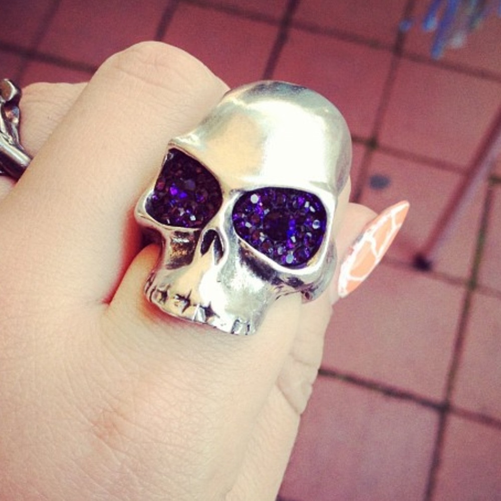 ISO Martha Rotten Crystal Skull Ring